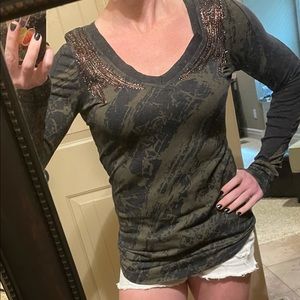 Miss Me long sleeved top